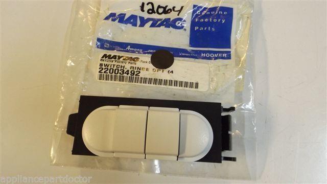 MAYTAG WHIRLPOOL WASHER 22003492 FOUR BUTTON SWITCH NEW IN BOX MAYTAG WHIRLPOOL WASHER 22003492 FOUR BUTTON SWITCH NEW IN BOX